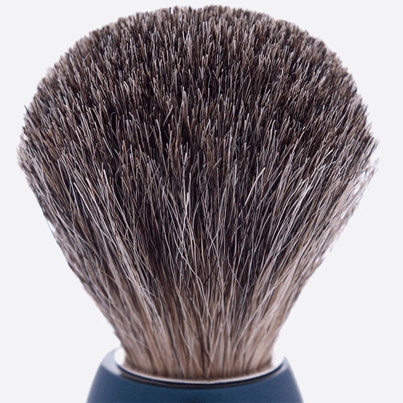 Plisson 1808 Russian Grey Essential Shaving Brush -Slate Blue