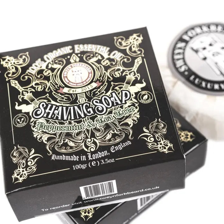 Sweyn Forkbeard Shaving Soap Peppermint and Tea Tree