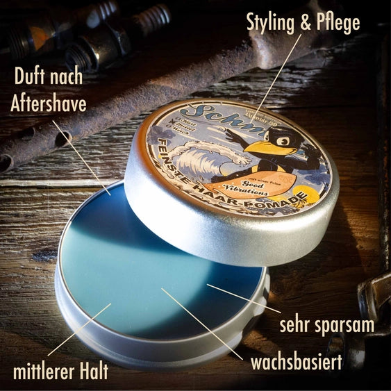 Rumble59 Schmiere Oil-Based Pomade – Medium “Surfin’ Bird” (140ml)