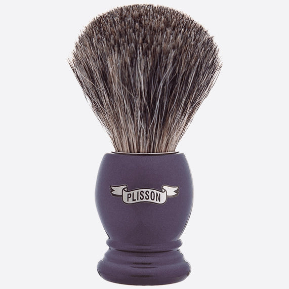Plisson 1808 Russian Grey Essential Shaving Brush - Pearl Brown