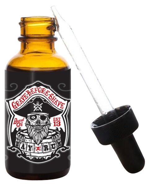 GRAVE BEFORE SHAVE BEARD OIL BAY RUM BLEND 30ml or 4oz