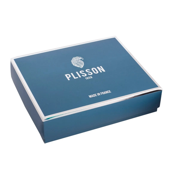 Plisson 1808 Genuine Essential Shaving Brush Initiation Set - Midnight Blue