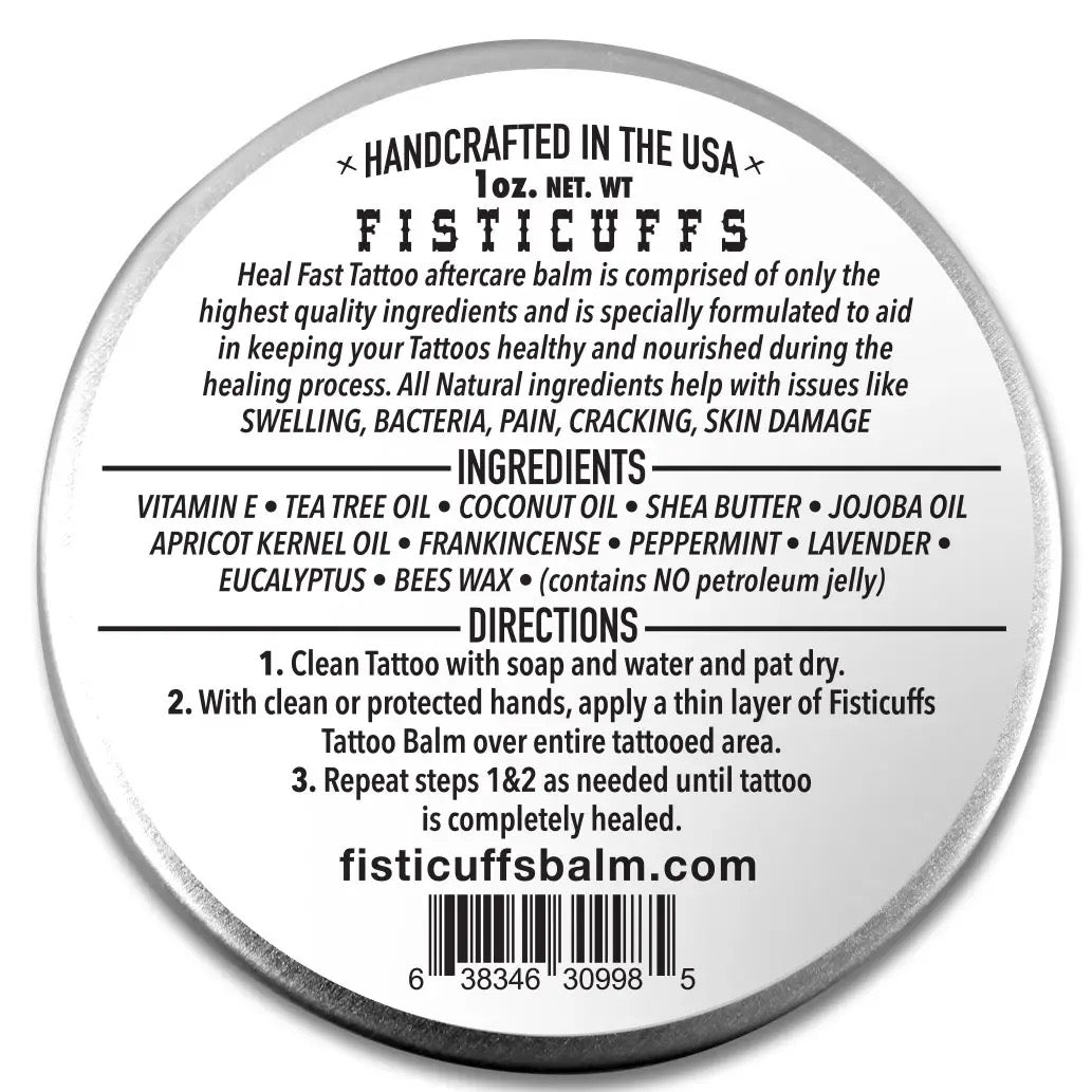Fisticuffs Tattoo Balm 1 oz. Tin