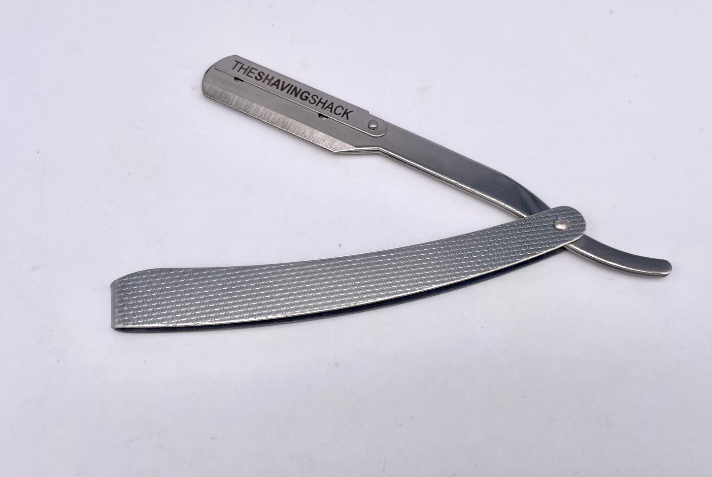 The Shaving Shack Silver Textured Shavette