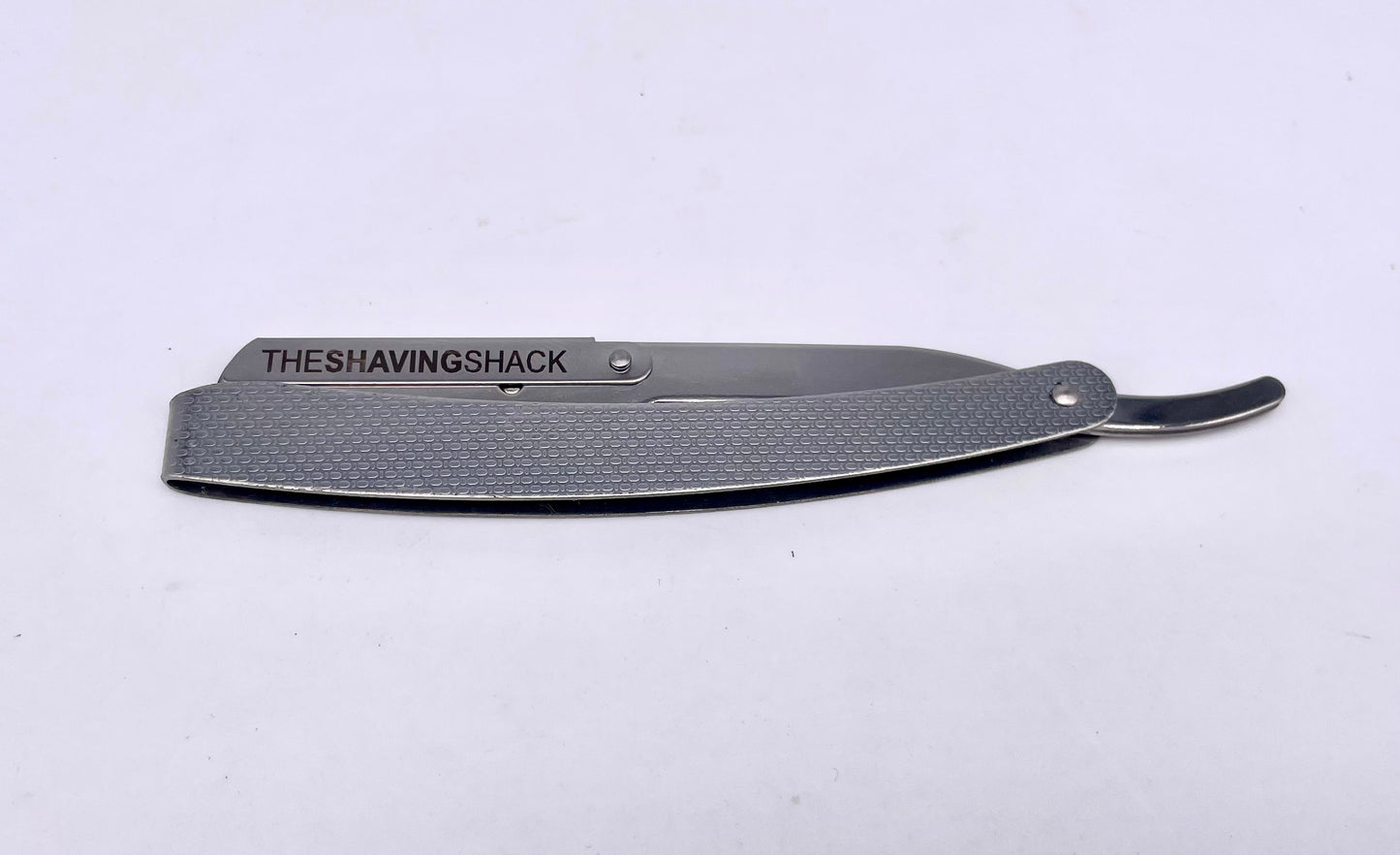 The Shaving Shack Silver Textured Shavette