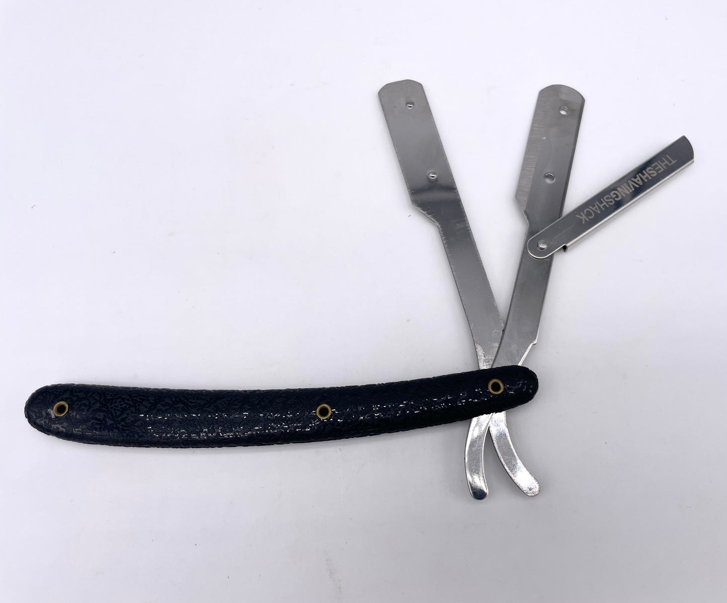 The Shaving Shack Black textured Shavette