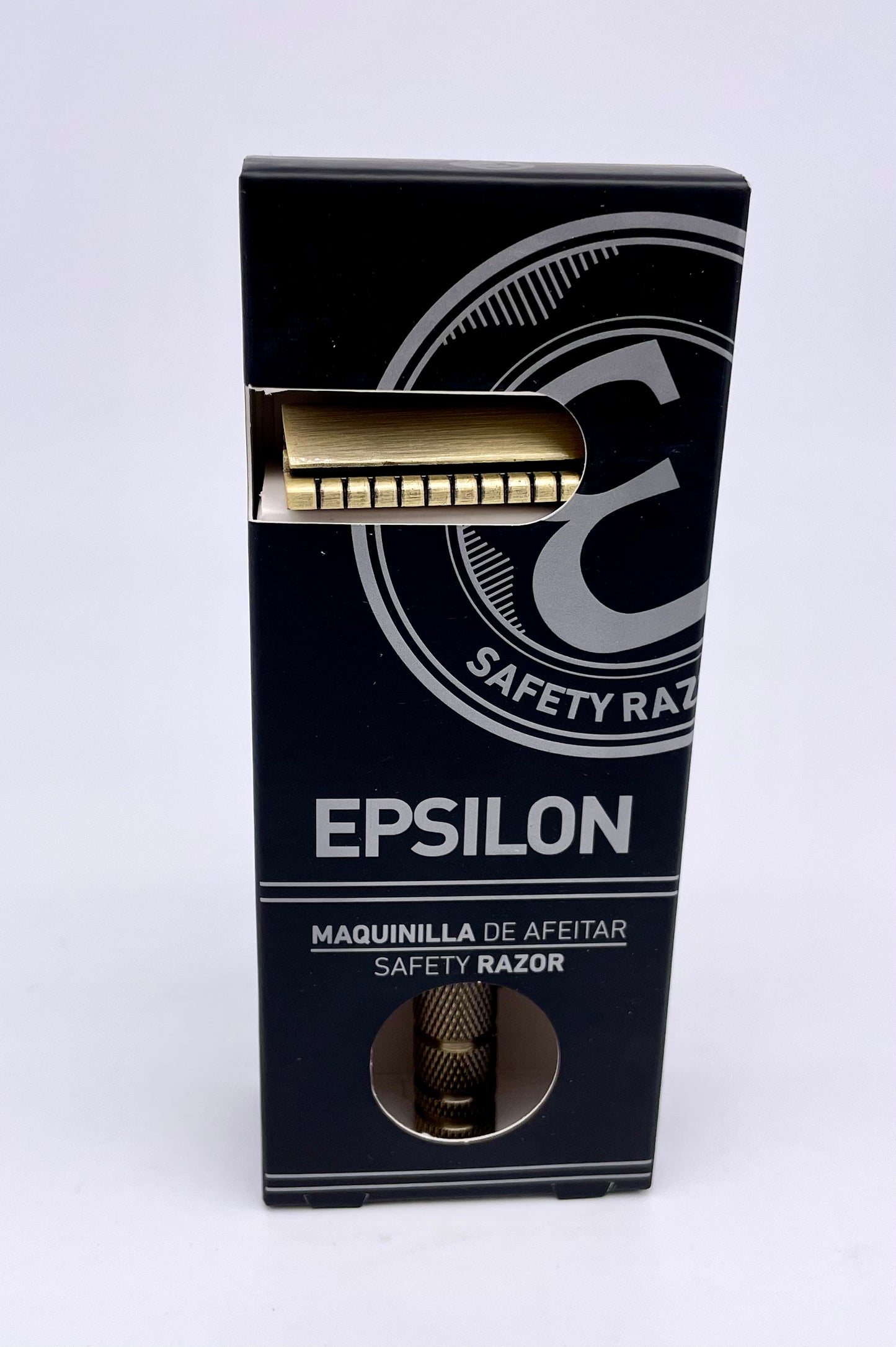 Epsilon Bronze Safety Razor