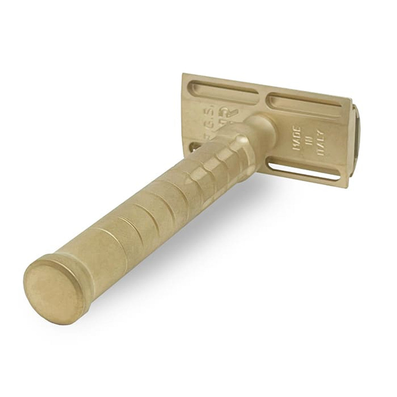 The Goodfellas’ smile safety razor Bayonetta-gold brass