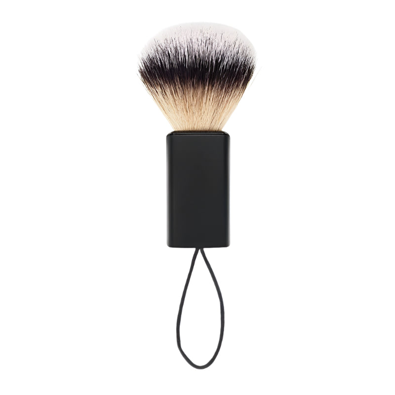Hill And Drew Luxury Synthetic Silvertip Shaving Brush Modern black