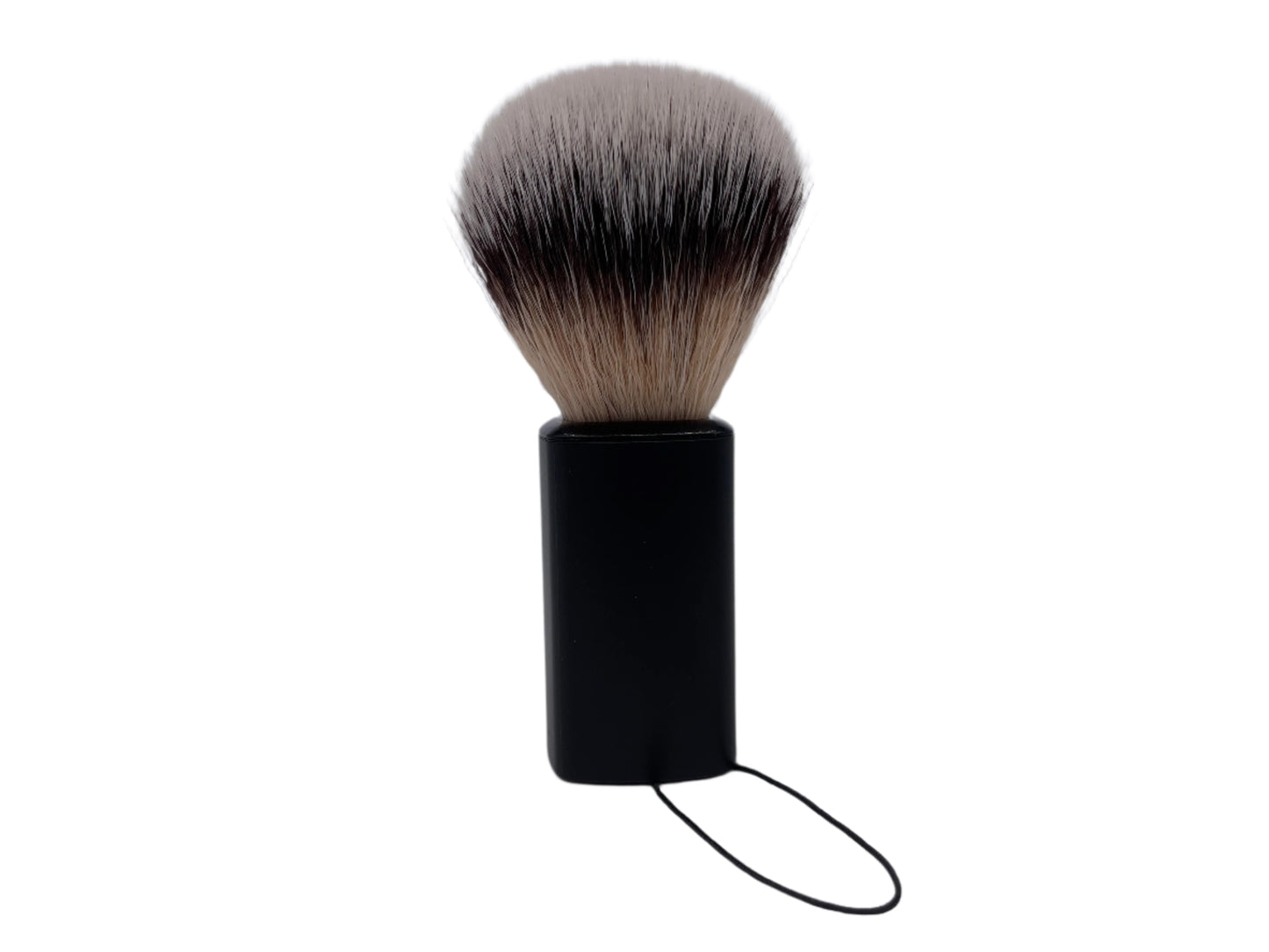Hill And Drew Luxury Synthetic Silvertip Shaving Brush Modern black
