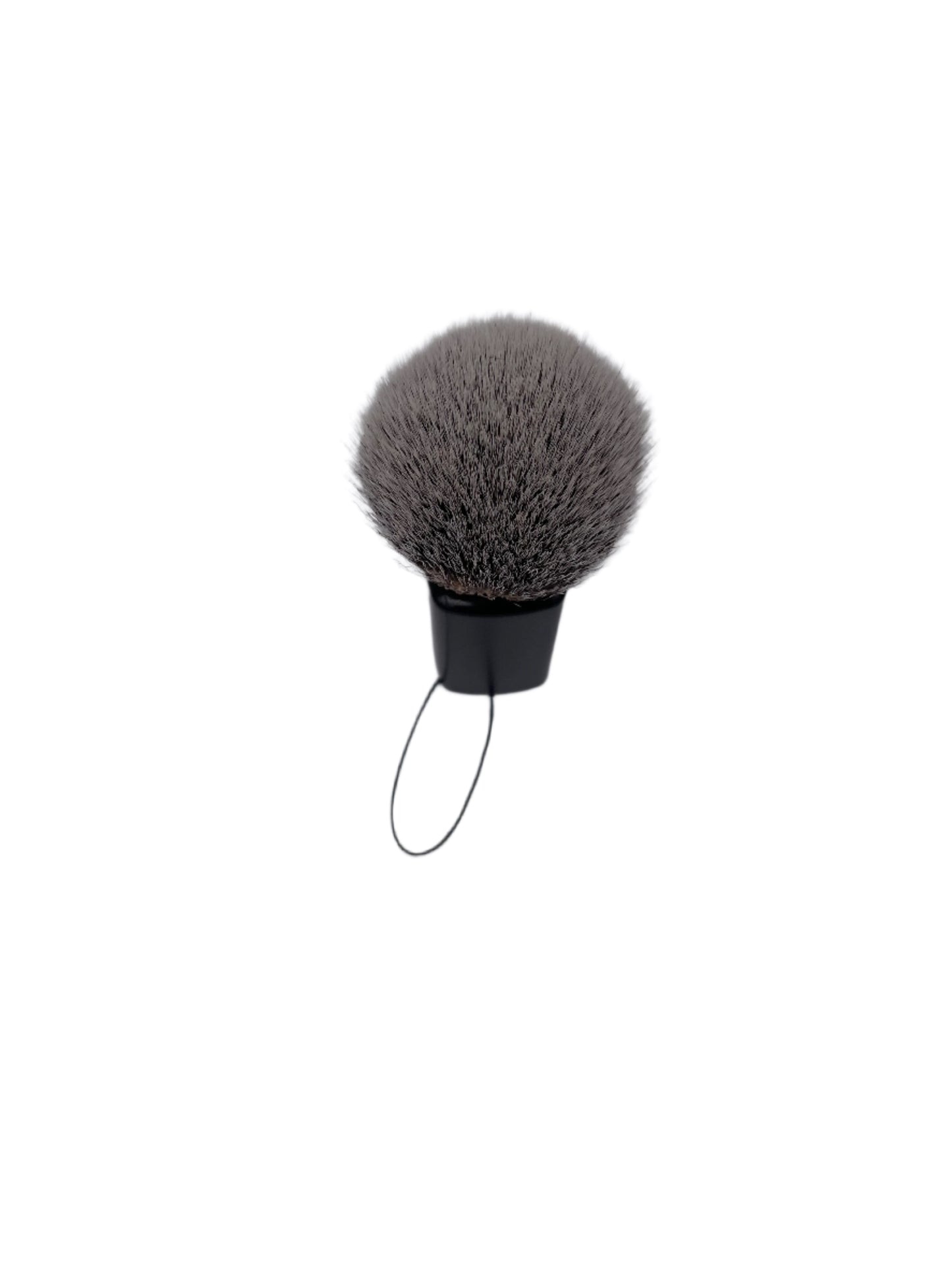 Hill And Drew Luxury Synthetic Silvertip Shaving Brush Modern black