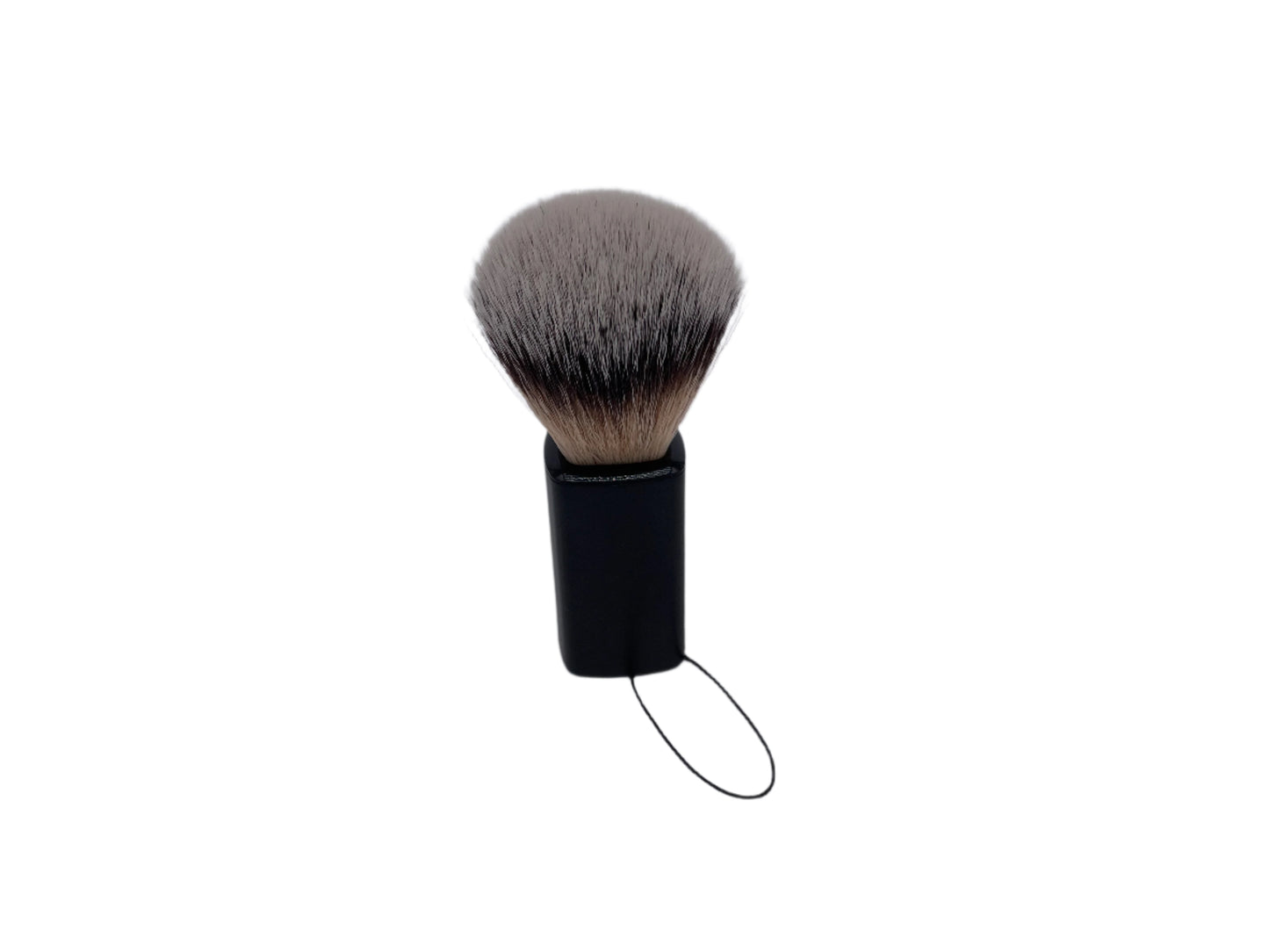 Hill And Drew Luxury Synthetic Silvertip Shaving Brush Modern black