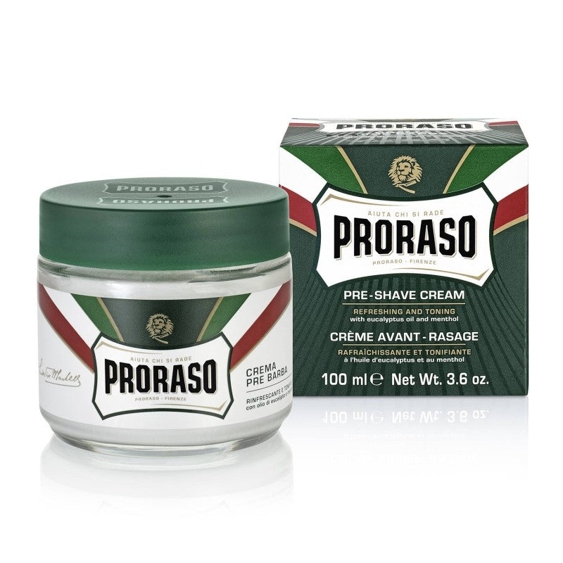 PRORASO
PRE SHAVE CREAM REFRESHING 100ML