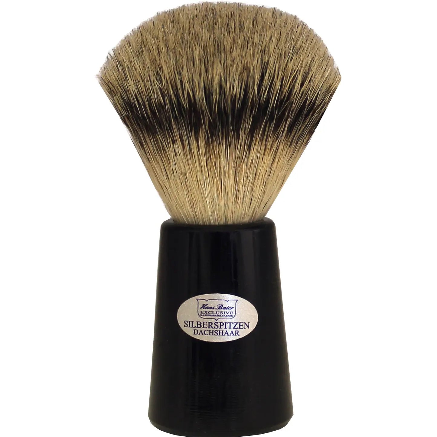 Hans Baier Silvertip Badger Shaving Brush – Black