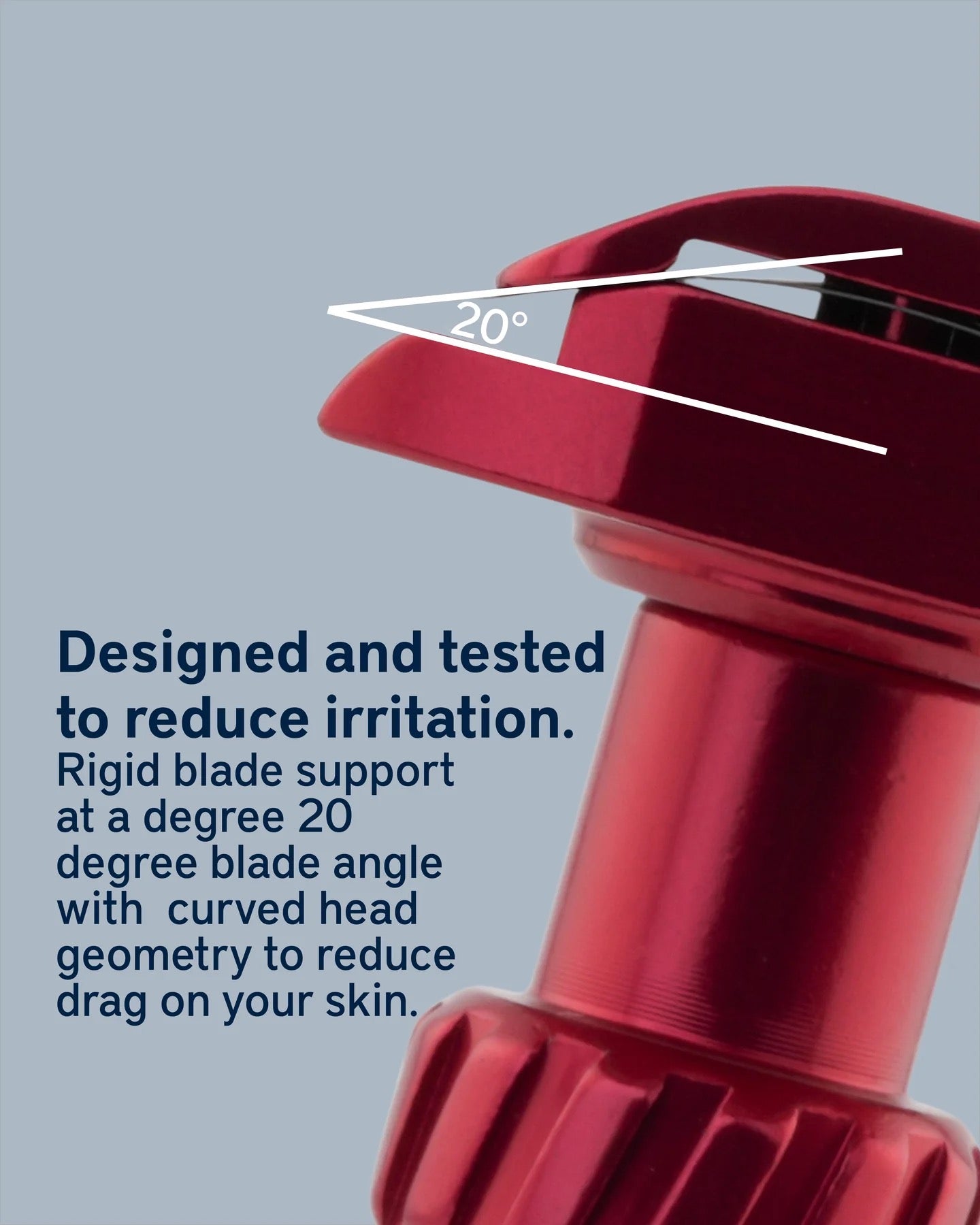 OliWorks M3TEORITE Aluminum Safety Razor – Blue