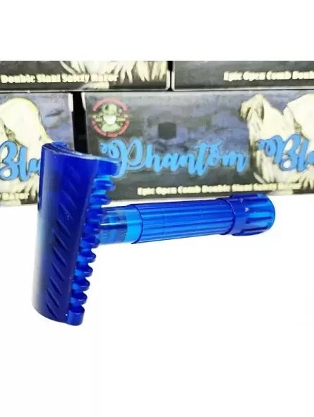Phoenix Artisan Accoutrements Slant Phantom Open Comb Double Slant Safety Razor