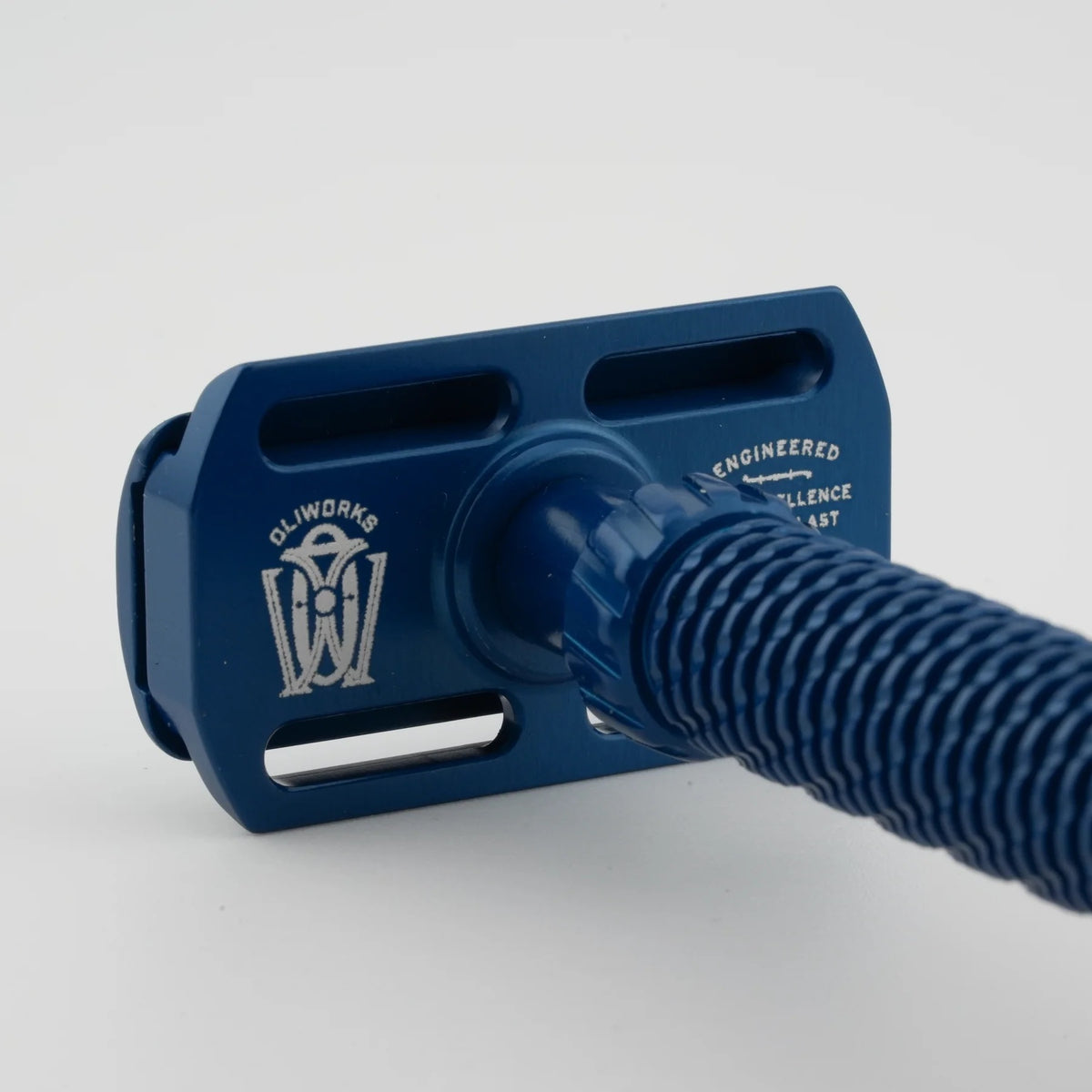 OliWorks M3TEORITE Aluminum Safety Razor – Blue