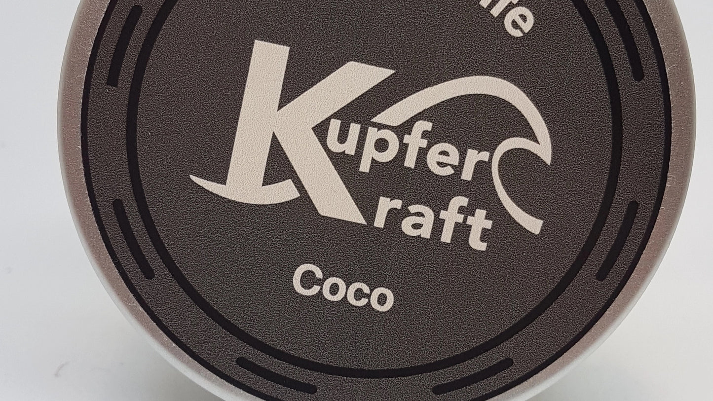 Kupfer Kraft Shaving Soap – Coco (in Aluminium Tin)