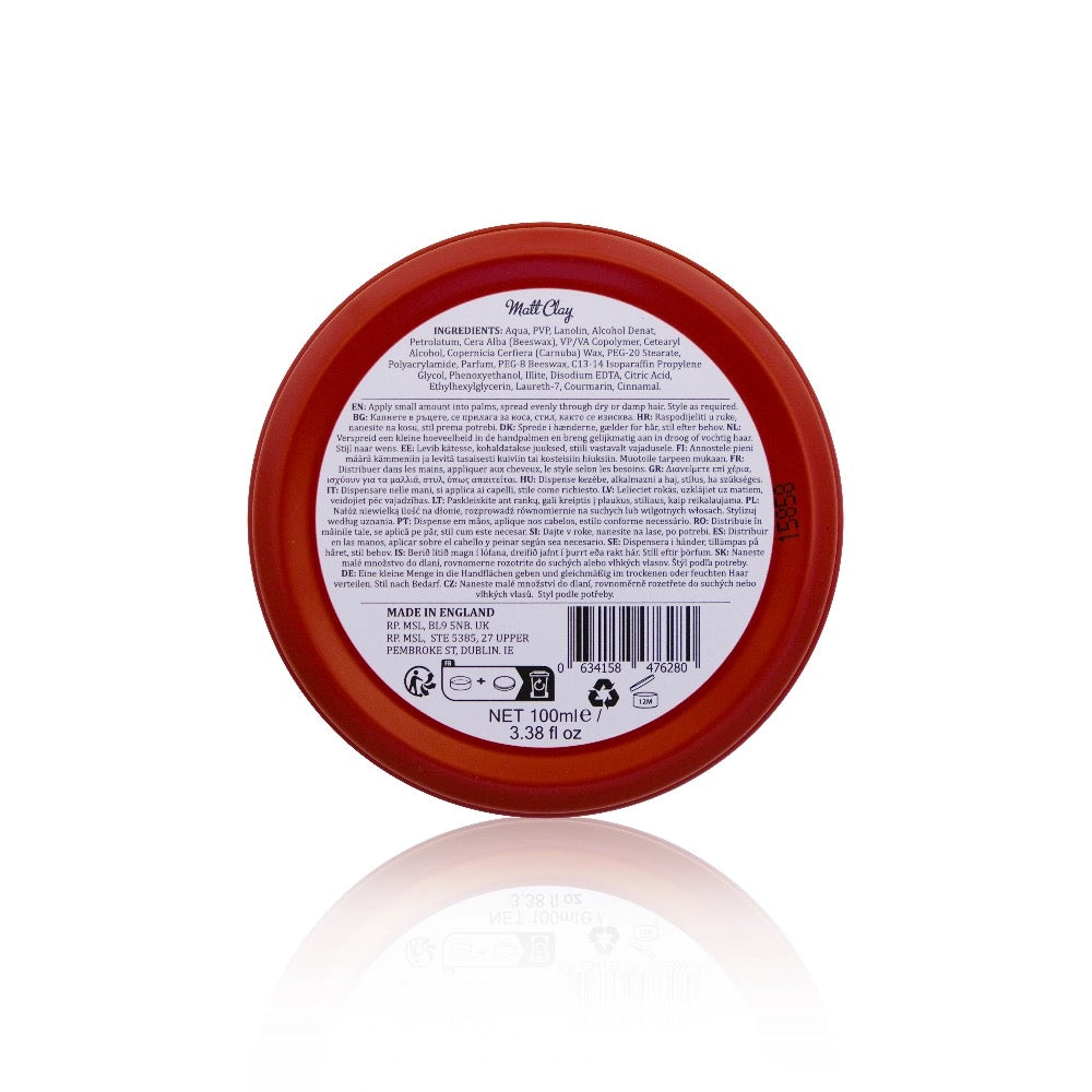 Dapper Dan Matt Clay – Strong Hold, Matte Finish