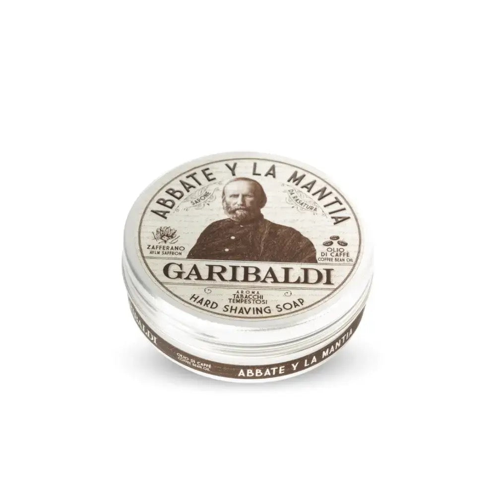 Abbate Y La Mantia Garibaldi Marine Tobacco Shaving Soap Saffron and Coffee