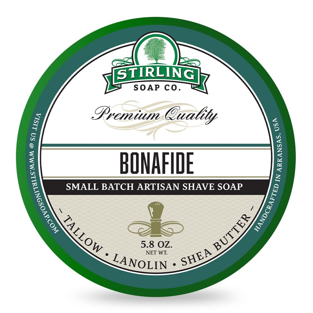 Stirling Bonafide Shaving Soap 170ml | Shaving Time