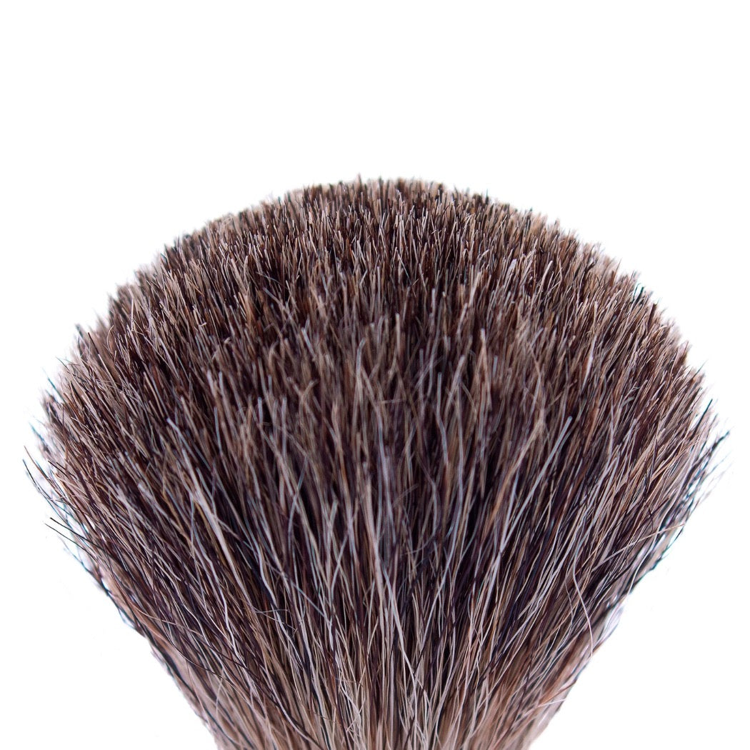 Plisson 1808 Black Russian Grey Facet Badger (Walnut Burl)