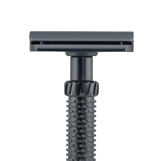 OliWorks M3TEORITE Aluminum Safety Razor DARK GRAY
