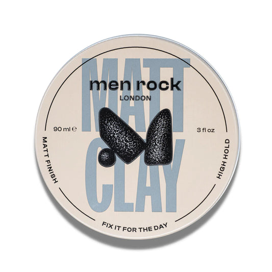 MEN ROCK MATT CLAY – HIGH HOLD, MATT FINISH (90ML)