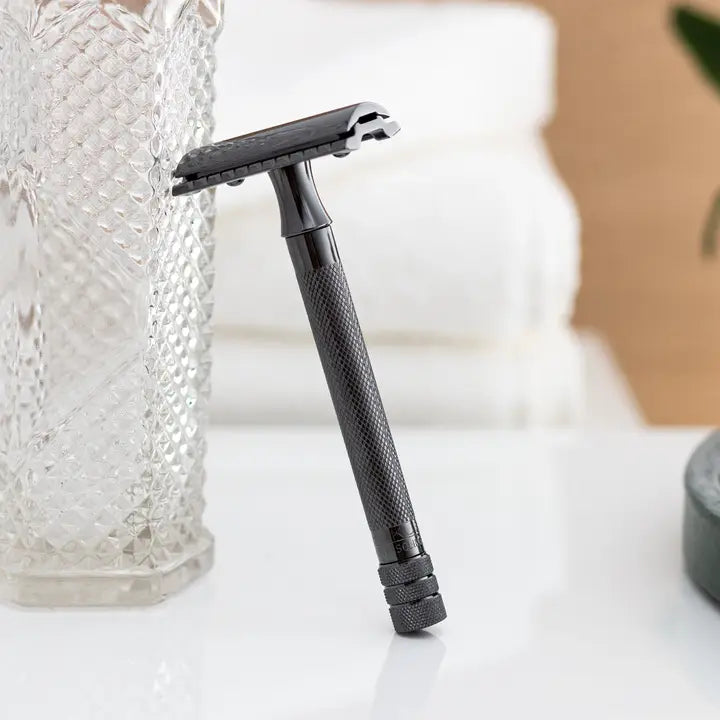 Merkur 23C Double Edge Safety Razor Straight Cut Extra Long Handle