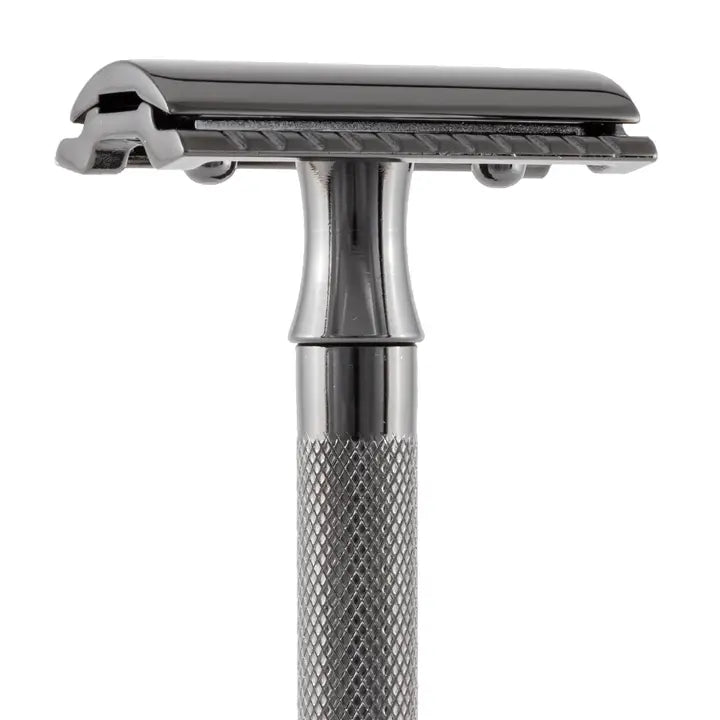 Merkur 23C Double Edge Safety Razor Straight Cut Extra Long Handle