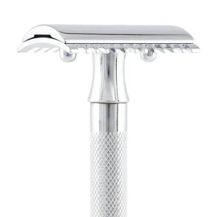 Merkur 15c Double Edge Safety Razor, Open Tooth Comb, Chrome