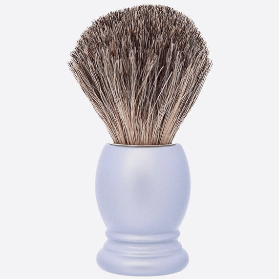 Plisson 1808 Russian Grey Essential Shaving Brush - Arctic grey