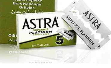 Astra Superior Platinum Double Edge Razor Blades 5 blade pack