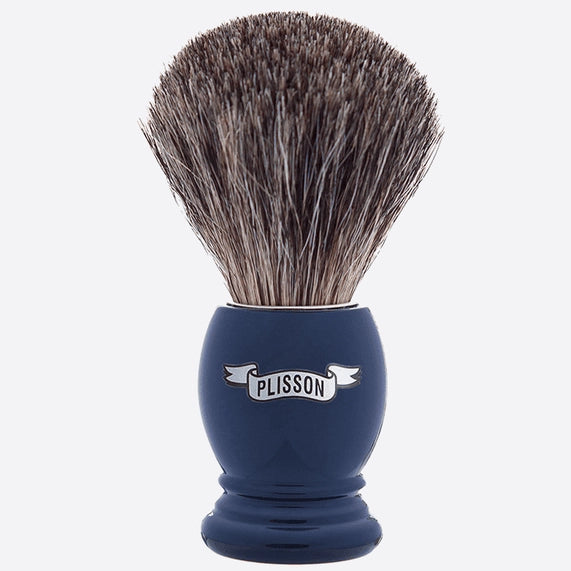 Plisson 1808 Russian Grey Essential Shaving Brush -Slate Blue