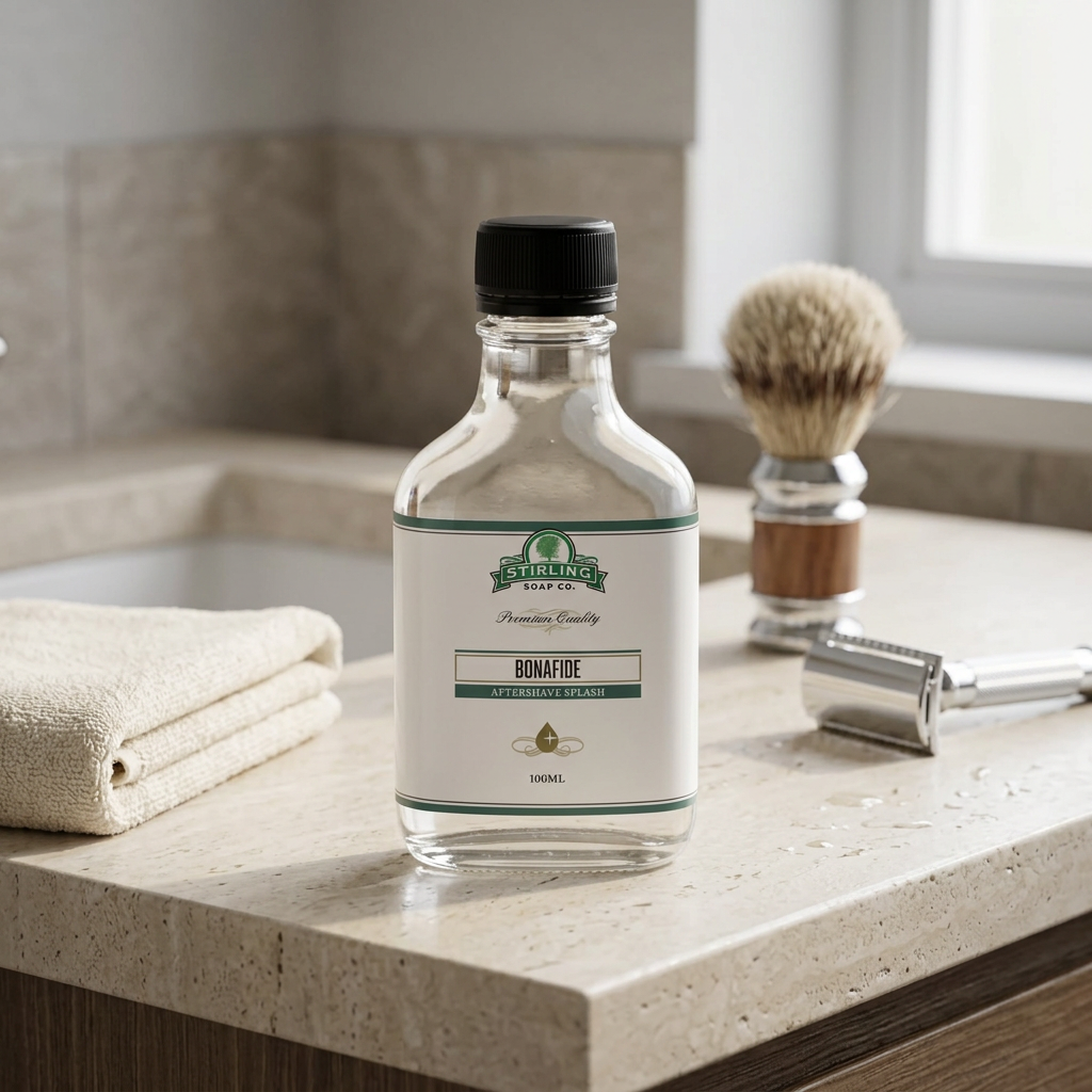 Bonafide aftershave bathroom lifestyle image