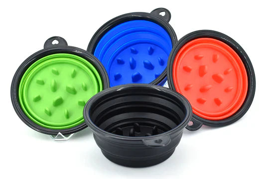 Collapsible Silicone Shaving Bowl-green