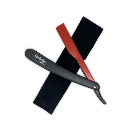 The Goodfellas’ smile straight razor inferno with velvet case