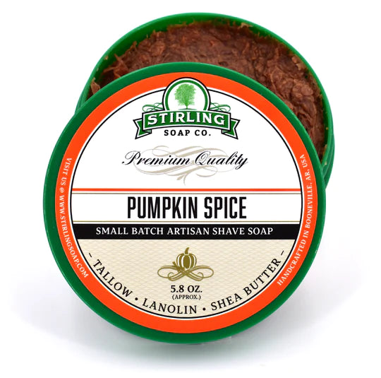 Stirling Pumpkin Spice Shave Soap 164g (5.8oz)