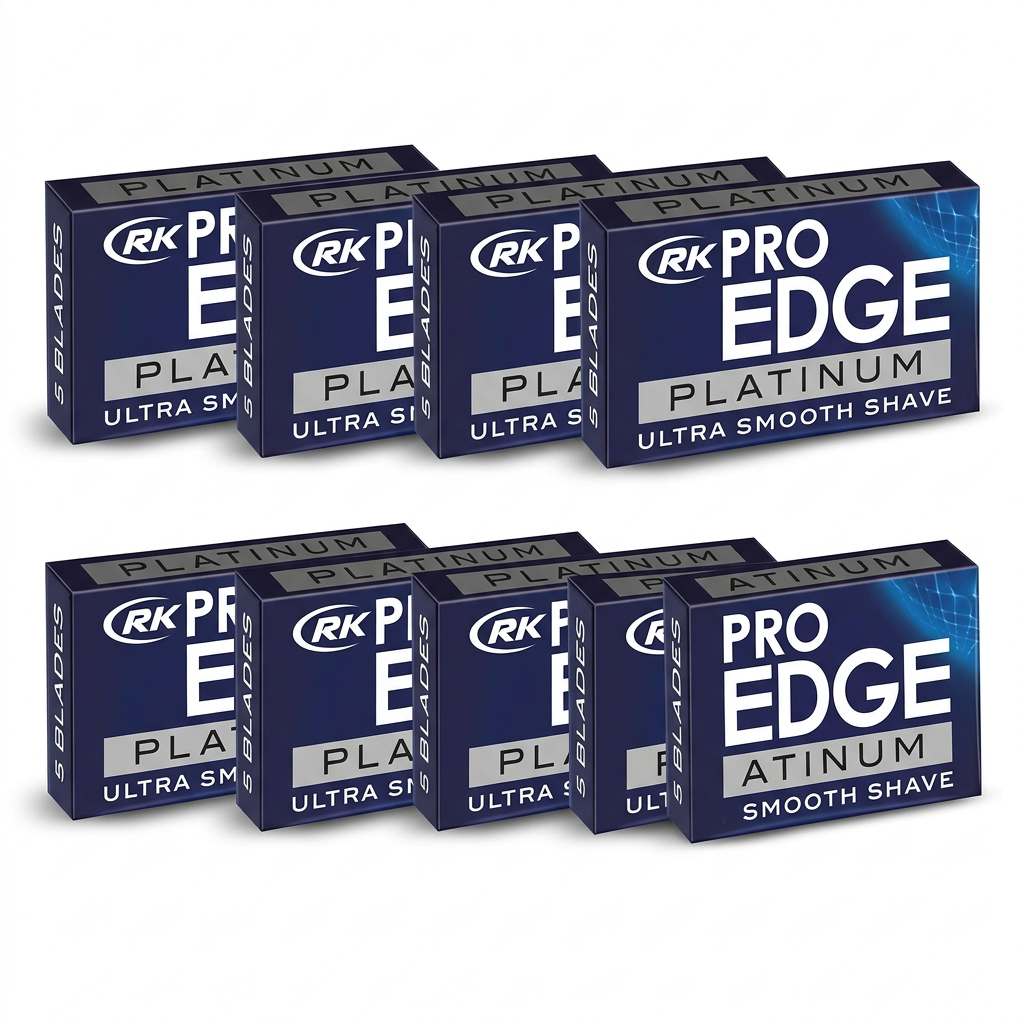RK Blades Pro Edge Platinum Double Edge Razor Blades