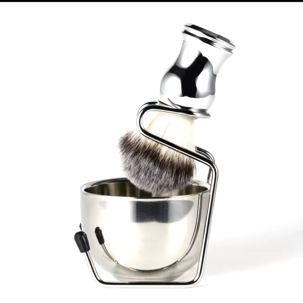 Shaving Brush Stand And Bowl