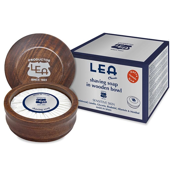 Lea Shaving Soap in Wooden Bowl 100gr - Shaving Time