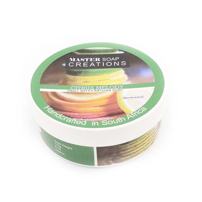 Master Soap Creations - Citrus Melody Shaving Soap 170g ( 6oz) - Shaving Time