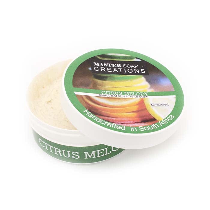 Master Soap Creations - Citrus Melody Shaving Soap 170g ( 6oz) - Shaving Time