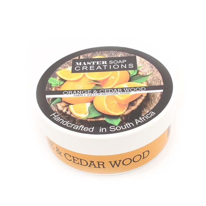 Master Soap Creations MSC Shave Soap Master Soap Creations - Orange & Cedarwood Shaving Soap 170g ( 6oz)