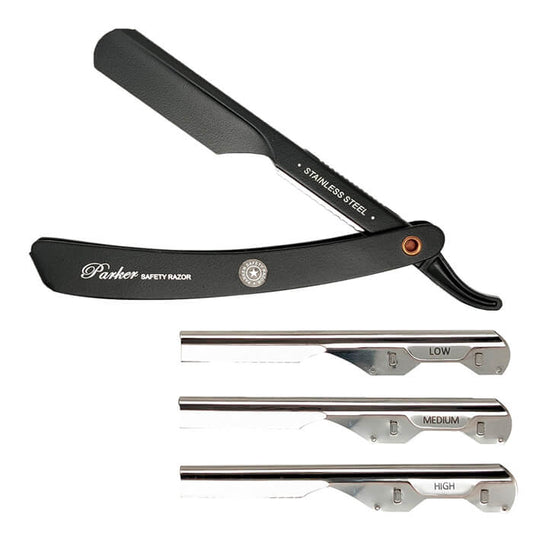 Parker Adjustable Straight Razor - PTABK - Shaving Time