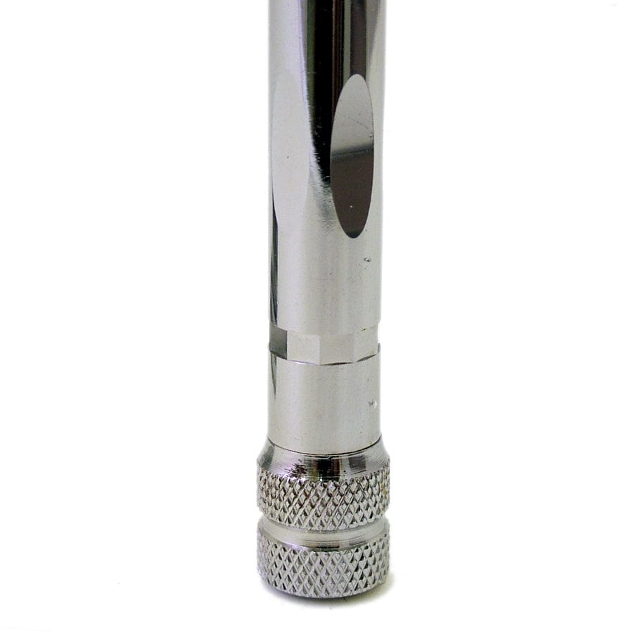 Parker Model 89R Three Piece Safety Razor with Nickel Plated Finish - Shaving Time