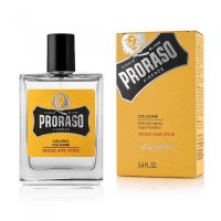 Proraso Eau de Cologne Wood & Spice 100ml - Shaving Time