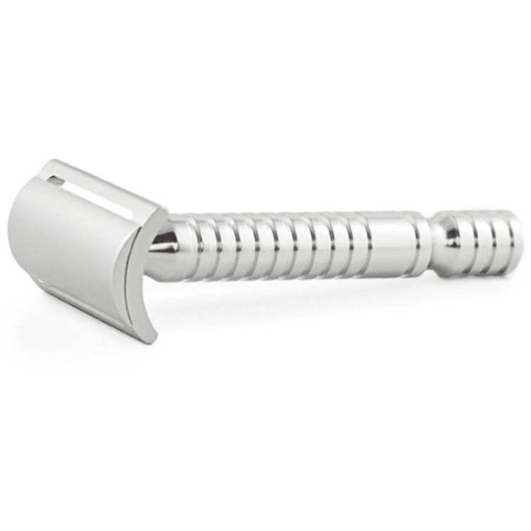 RazoRock Baby Smooth Silver Double Edge Safety Razor - Aluminium - Shaving Time
