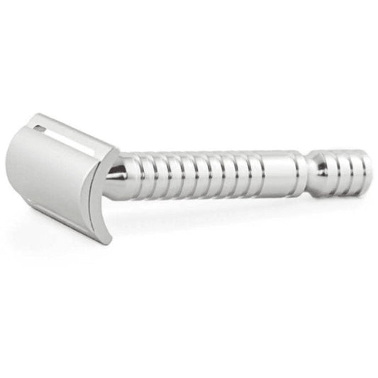 RazoRock Baby Smooth Silver Double Edge Safety Razor - Aluminium - Shaving Time