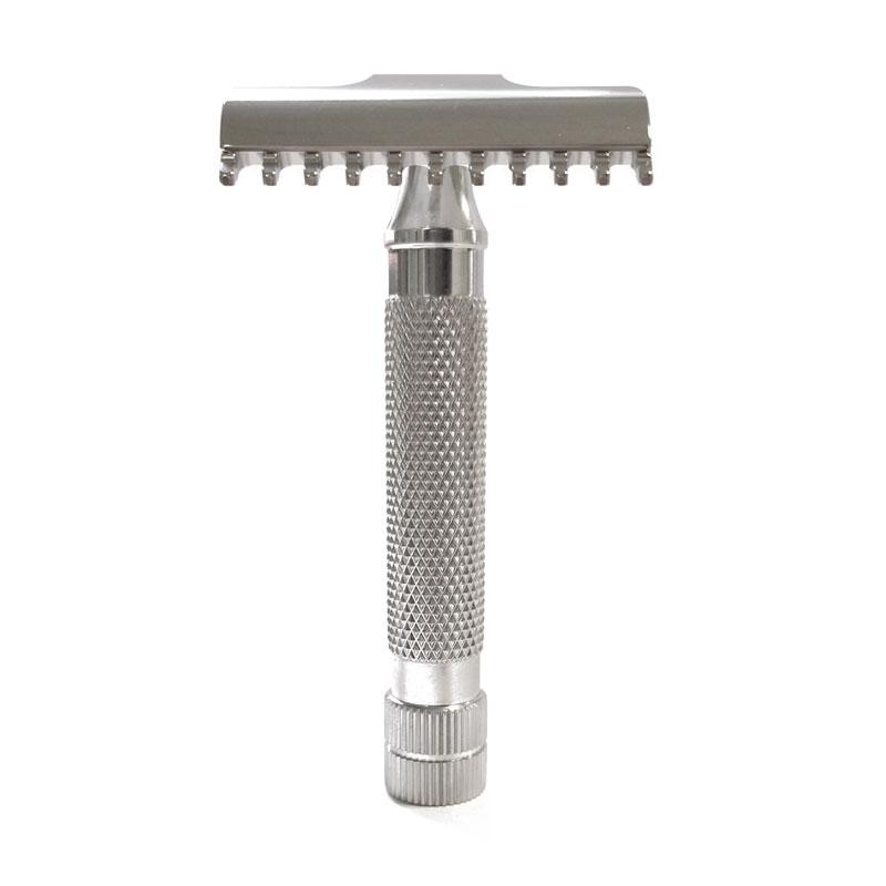 RazoRock Hawk V3 Open Comb Single Edge HD Jaws Handle Safety Razor - Shaving Time